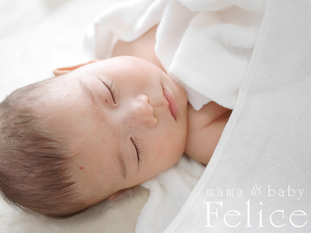 ３か月男の子ベビーマッサージ