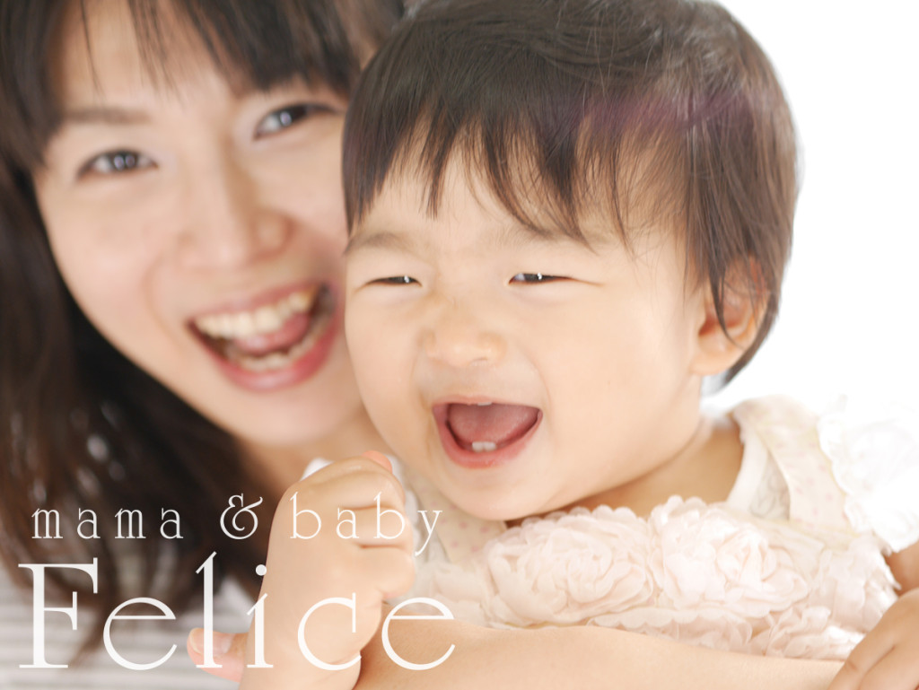 ベビーフォト親子ショット