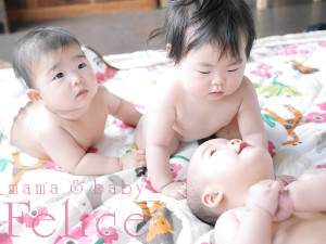 ベビーマッサージで刺激たっぷり