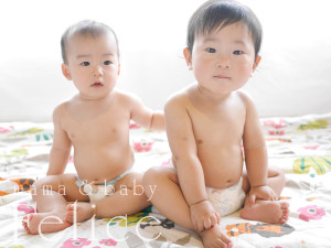 お友達を認識できるベビーマッサージ