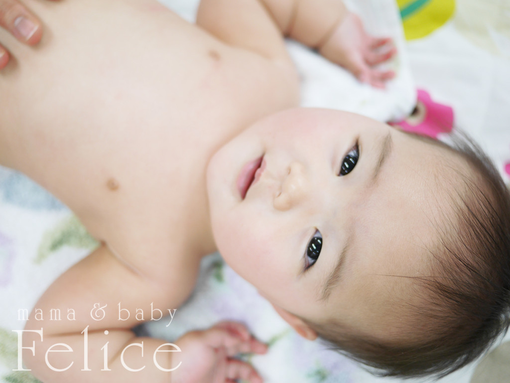 フコク生命ベビーマッサージ体験